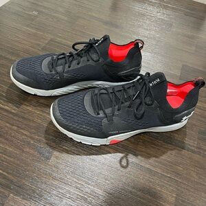 Under Armour Men’s Black and Red Athletic Shoes size 11